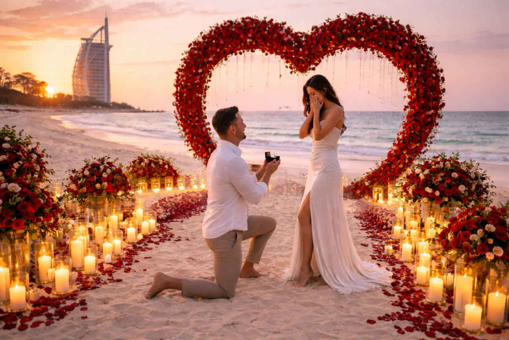 luxury proposal packages in Dubai