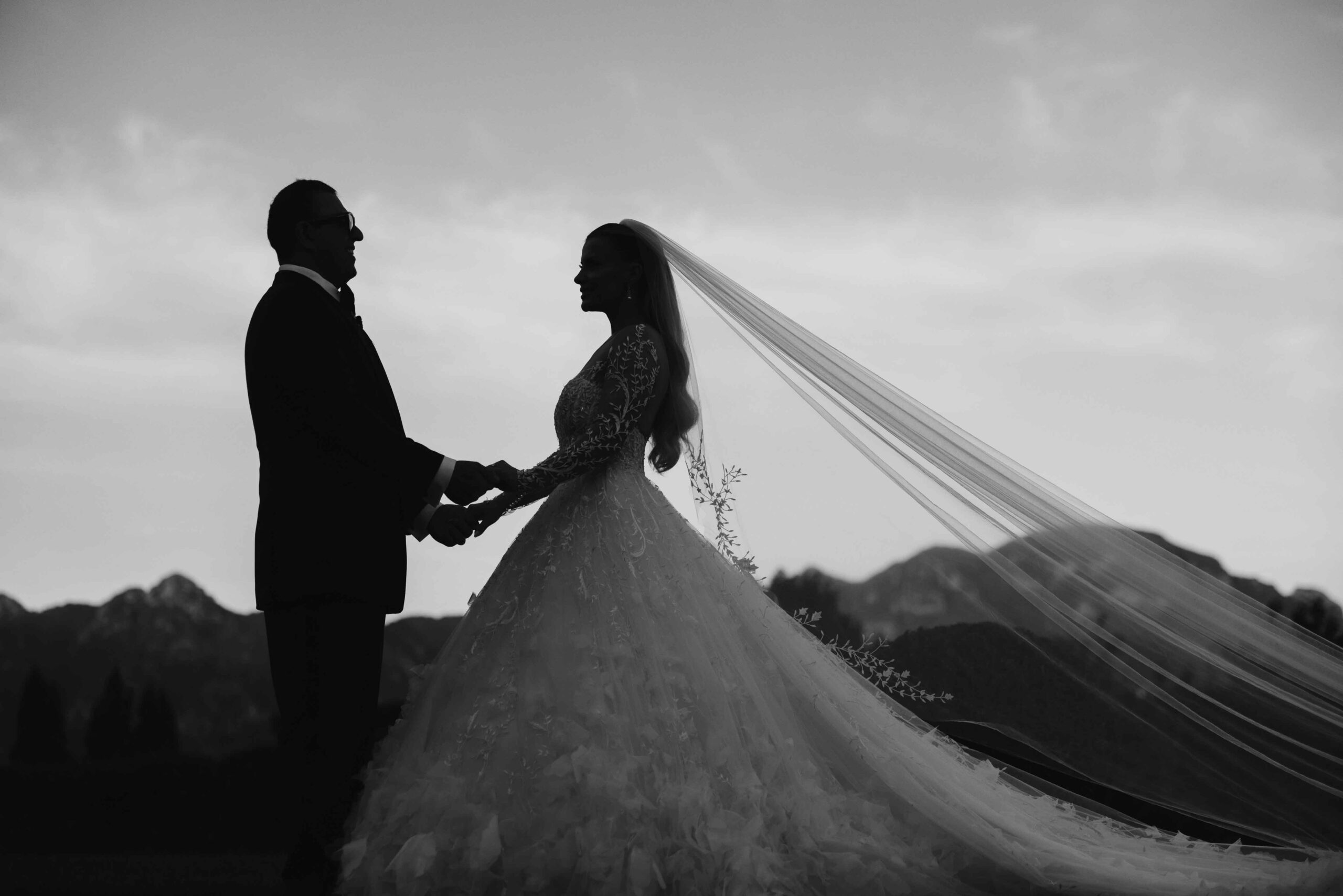 Wedding Photographer Dubai
black & White Silouhette